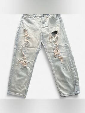 Wild Fable Light Wash Distressed Ripped Jeans Size 14